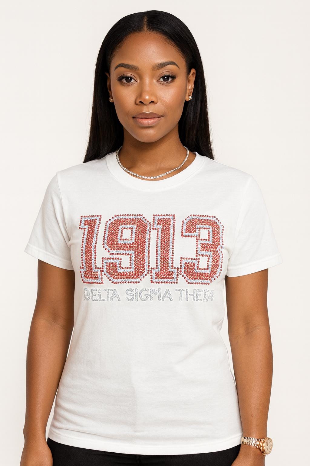 1913 Delta Sigma Theta- Rhinestone Tee