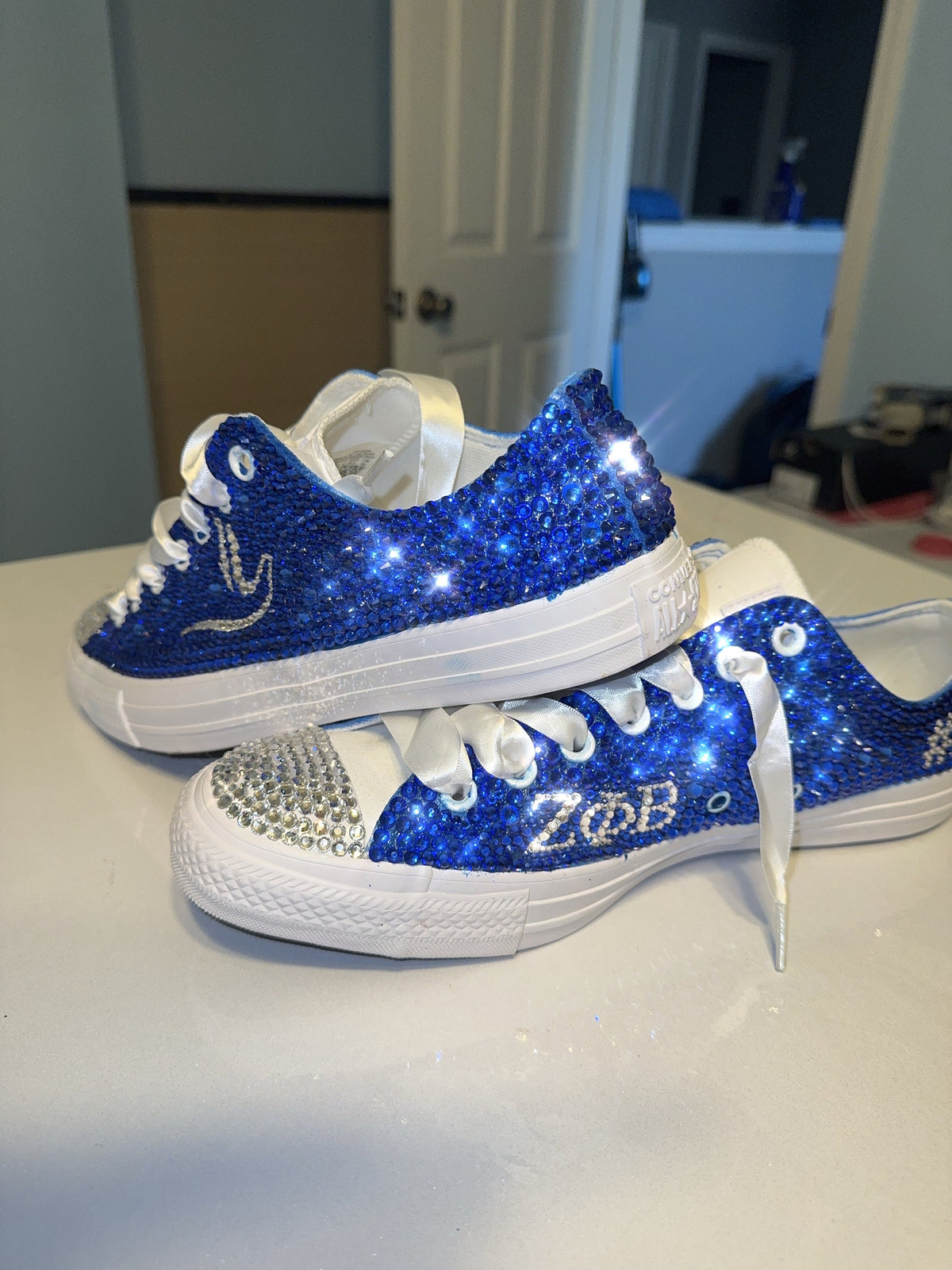Custom All Bling Chucks