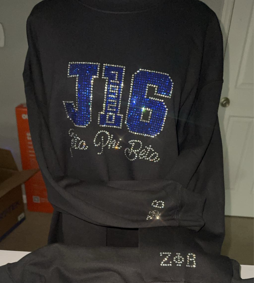 J16  Rhinestone Sweatshirt