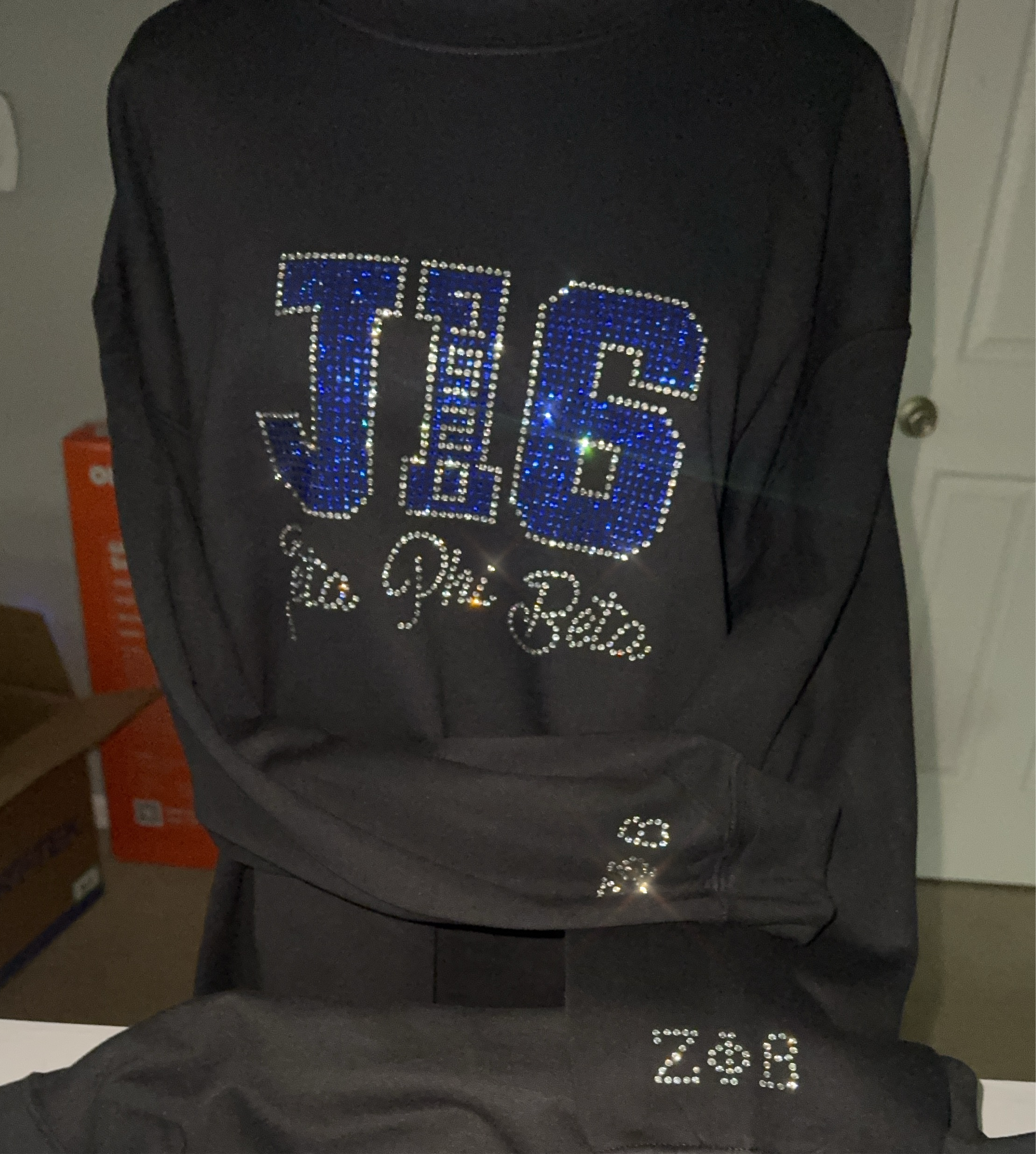 J16  Rhinestone Sweatshirt
