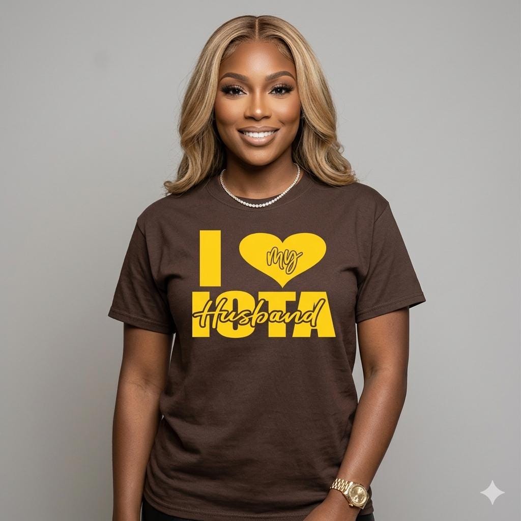 I Love My Iota Husband Tee – Chocolate Edition Unisex T-Shirt