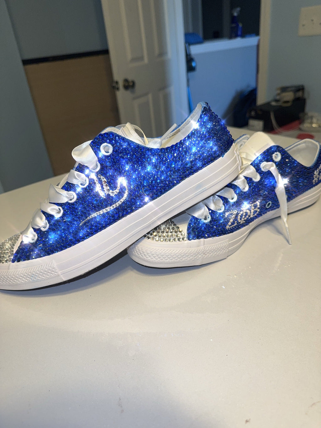 Custom All Bling Chucks
