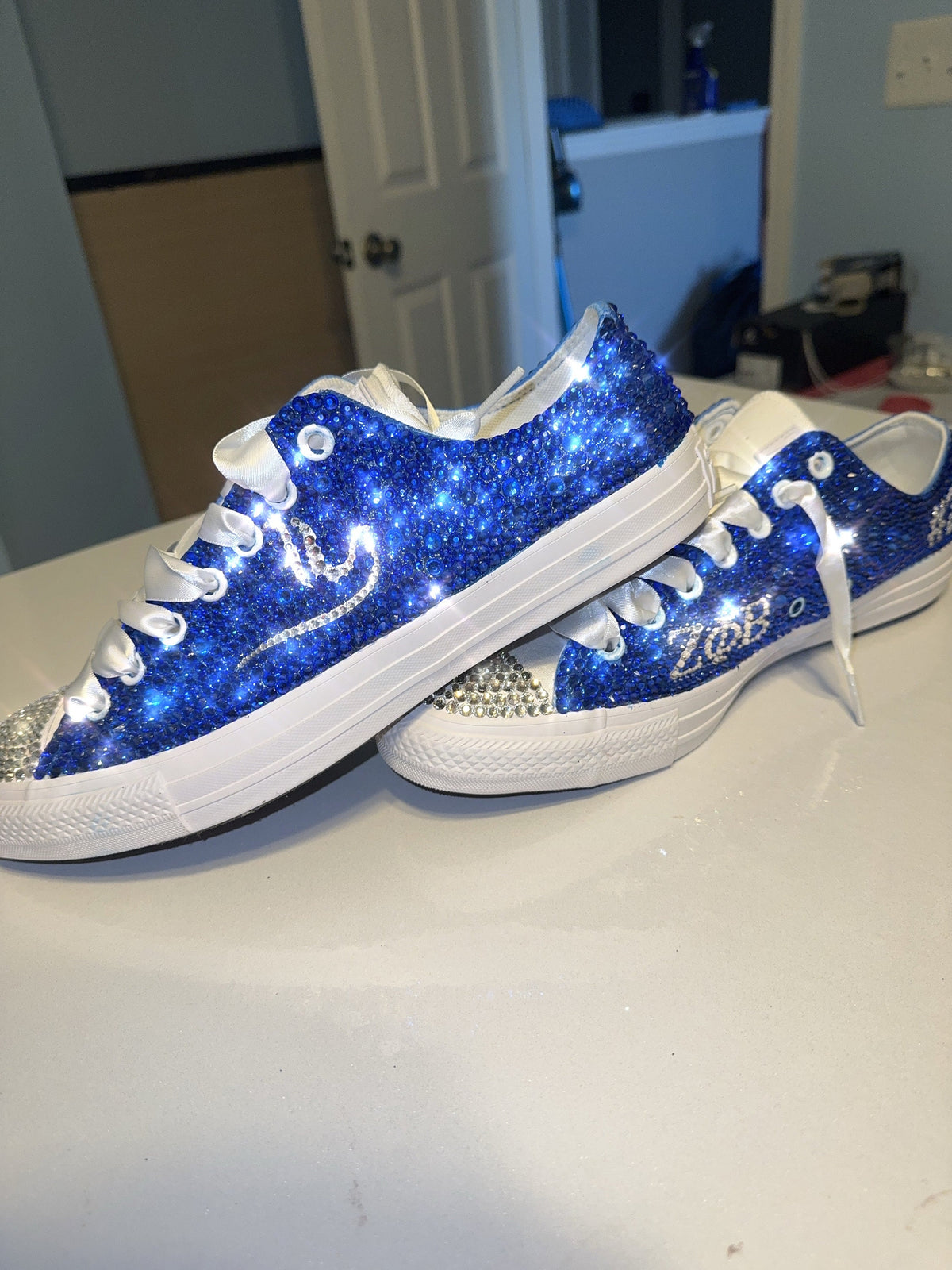 Custom All Bling Chucks