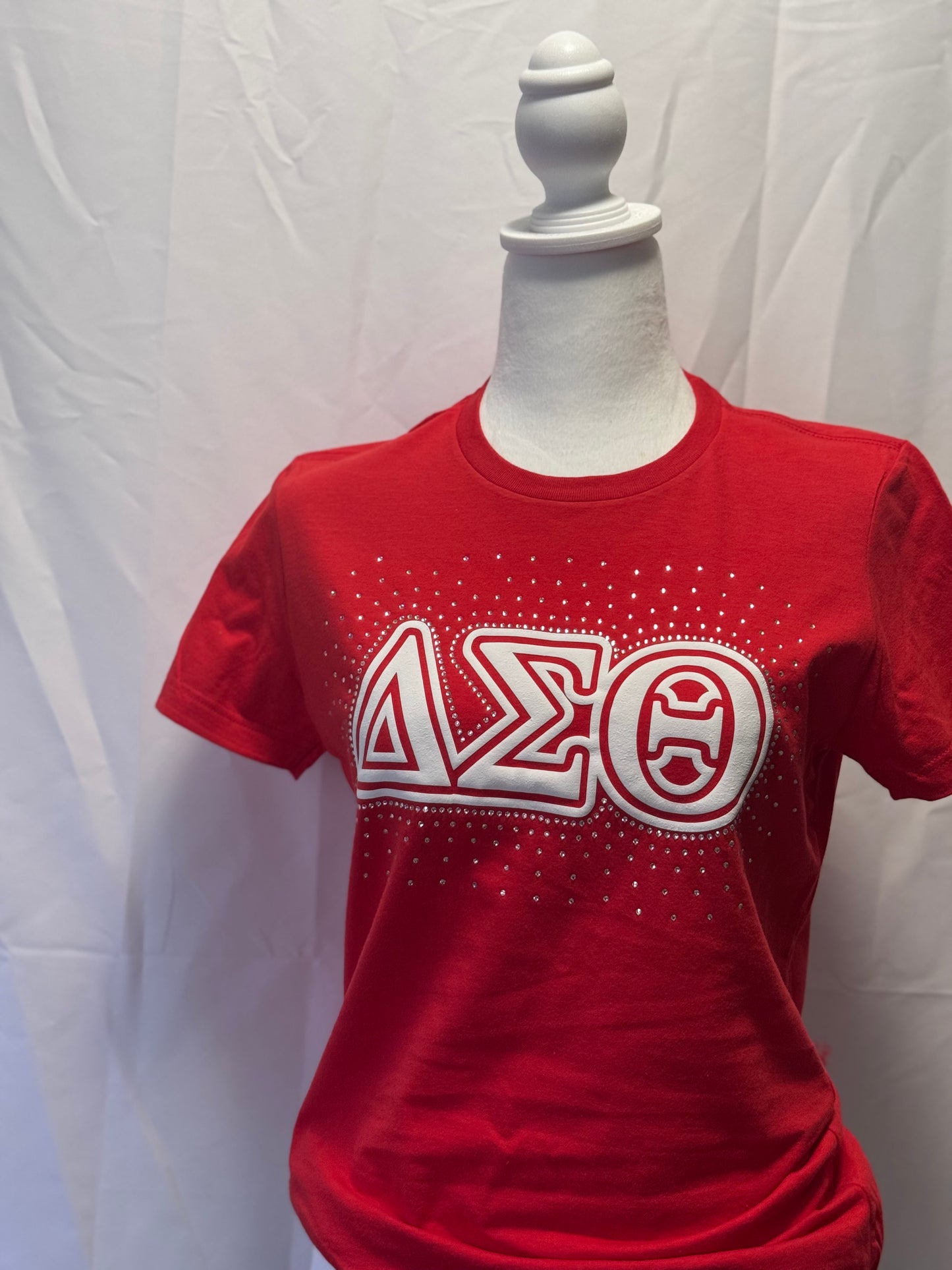 Delta Sigma Theta -Rhinestone Scatter (Red)
