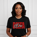 Delta Dear Signature Glitter -Print Tee