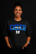 Cheer MOM Sweatshirt Puff