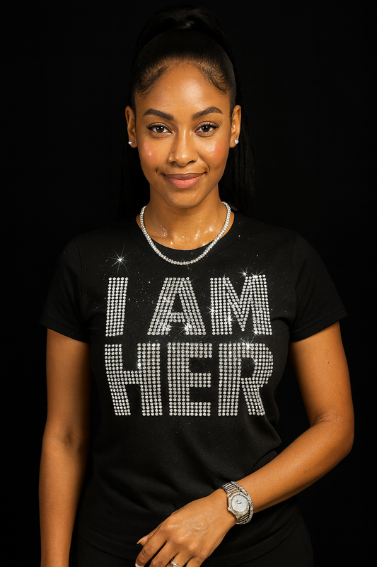 I AM HER Bling Tee