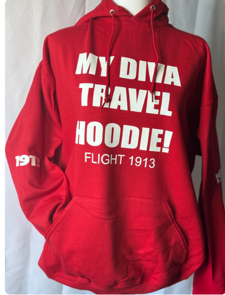 Delta Sigma Theta Puff Print Hoodie