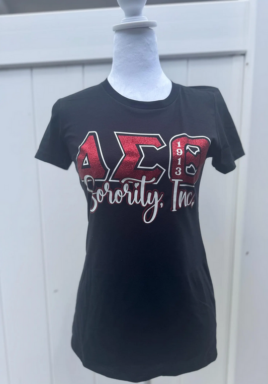 Delta Sigma Theta Glitter Tee