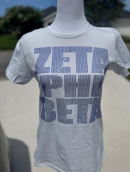 Zeta Rhinestone Tee
