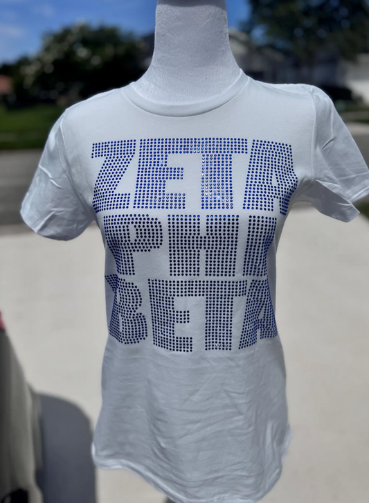 Zeta Rhinestone Tee
