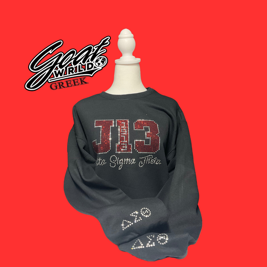 J13 Delta Sigma Theta- Rhinestone