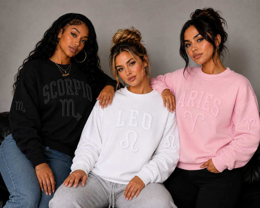 Zodiac Puff Sweatshirt