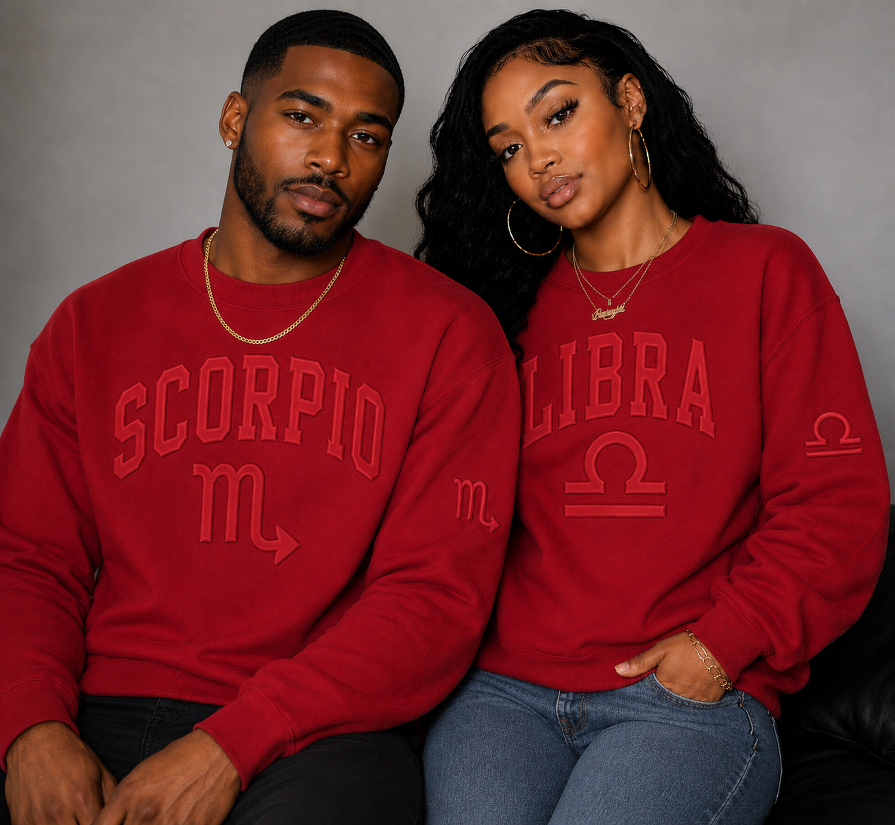 Zodiac Puff Sweatshirt