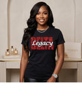 Delta Legacy Signature Glitter-Print Tee