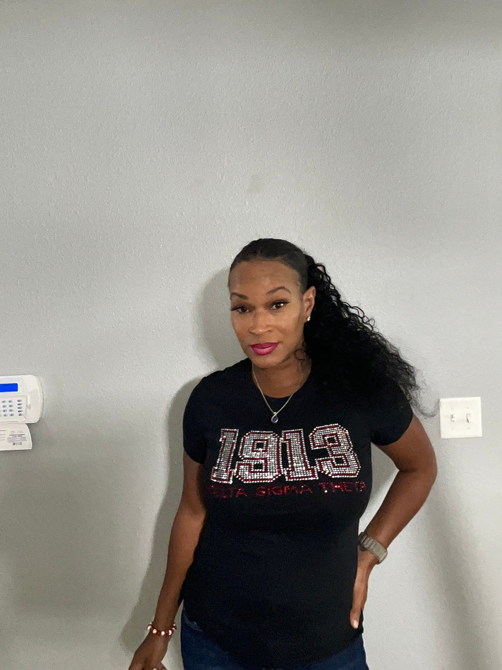 1913 Delta Sigma Theta- RhinestoneTee/Sweatshirt (UNISEX)