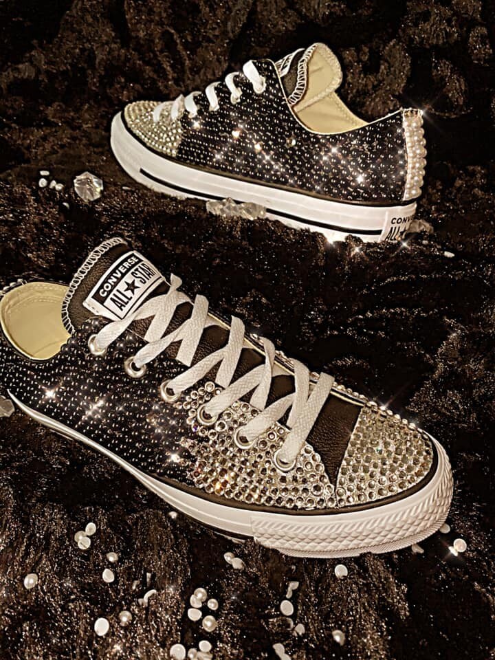 Custom All Bling Chucks