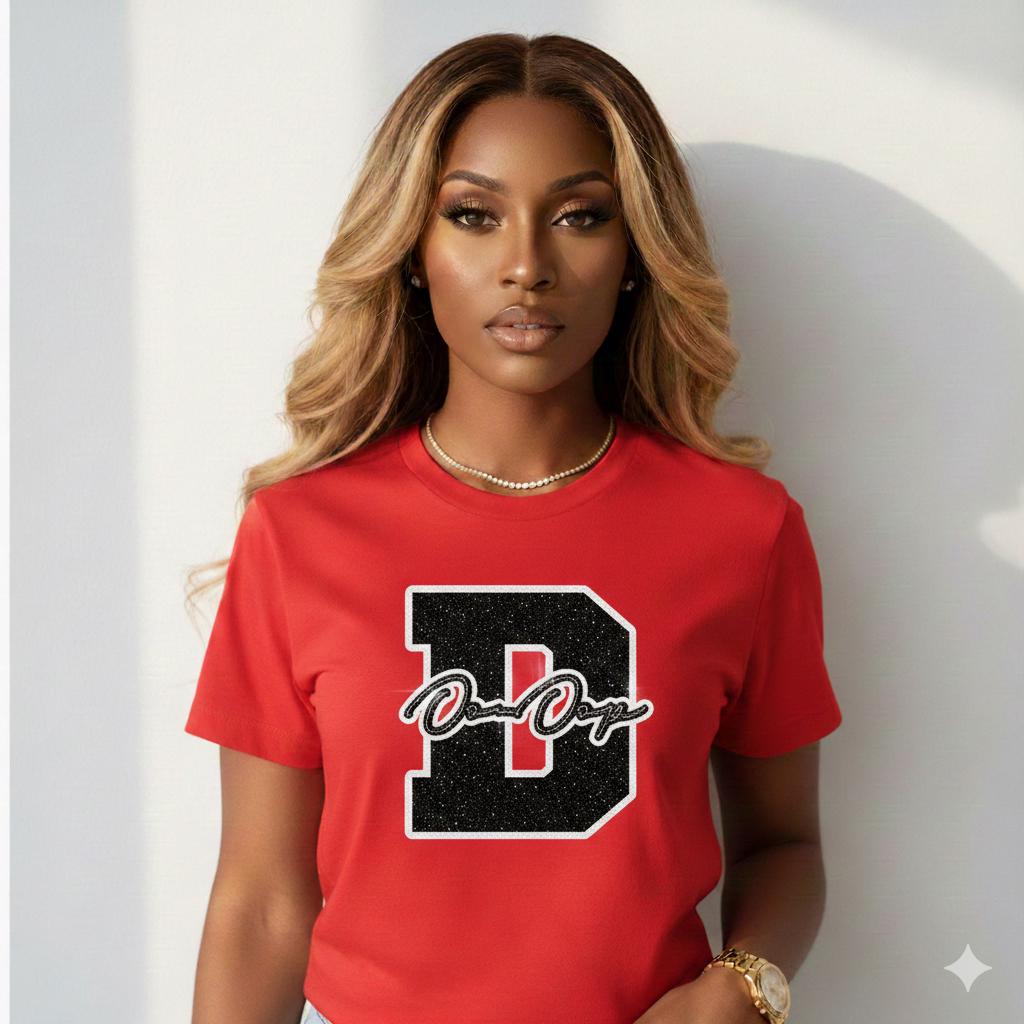 The "Signature Call" Glitter Tee