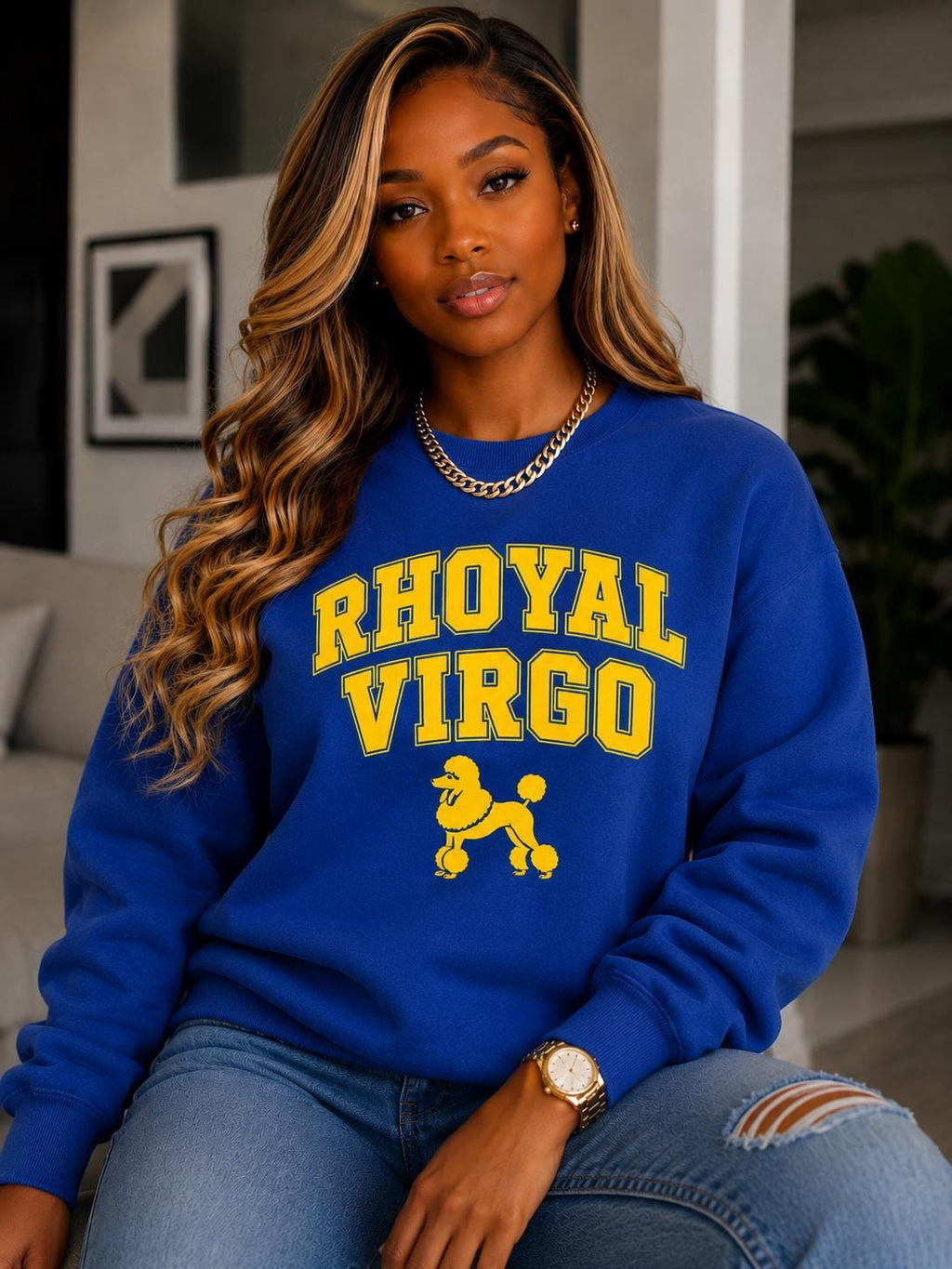 Rhoyal  Zodiac Graphic Sweatshirt – Horoscope Collection Apparel