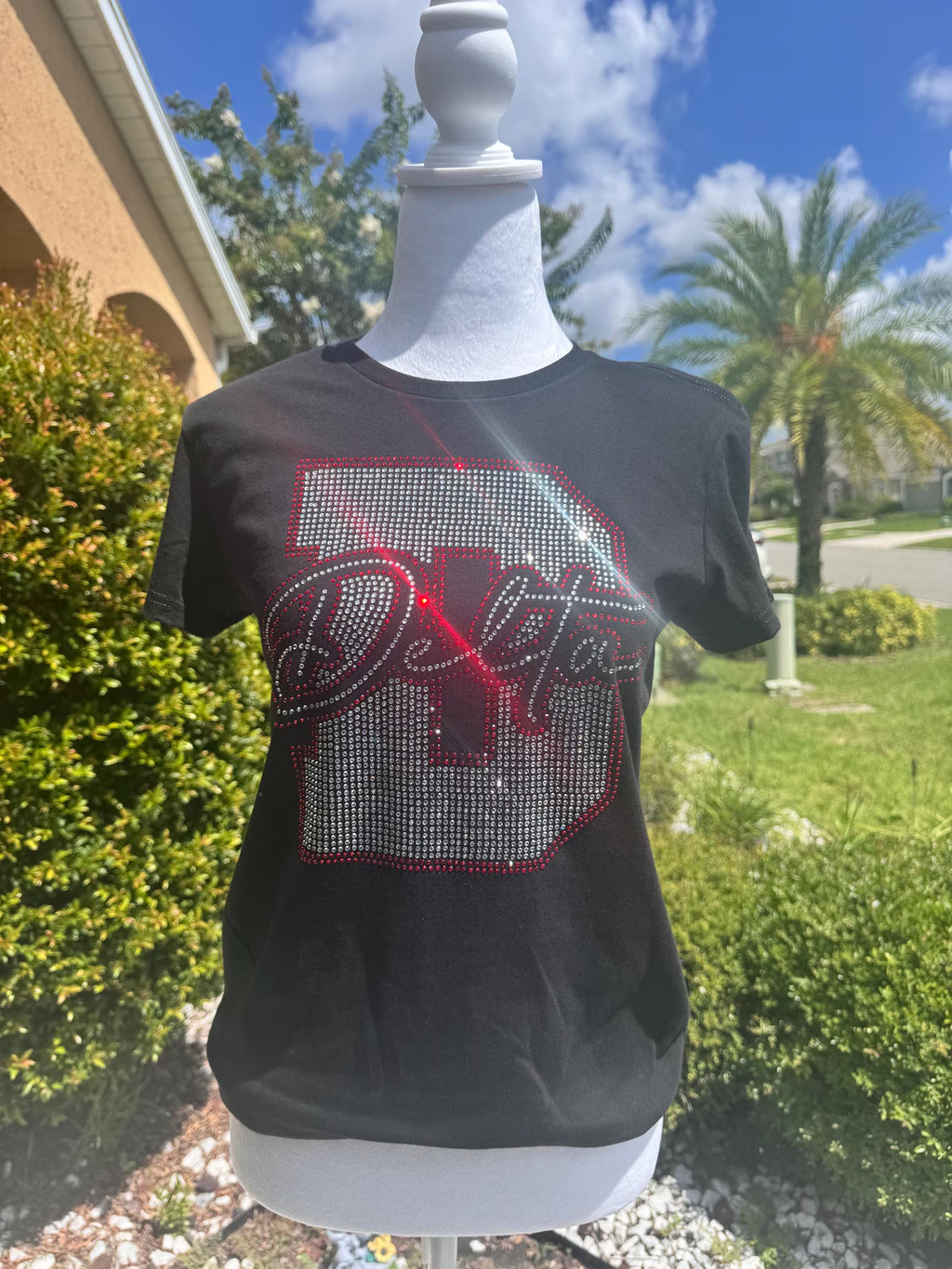 The "Big Delta" Luxe Bling Tee