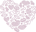 Heart XOXO