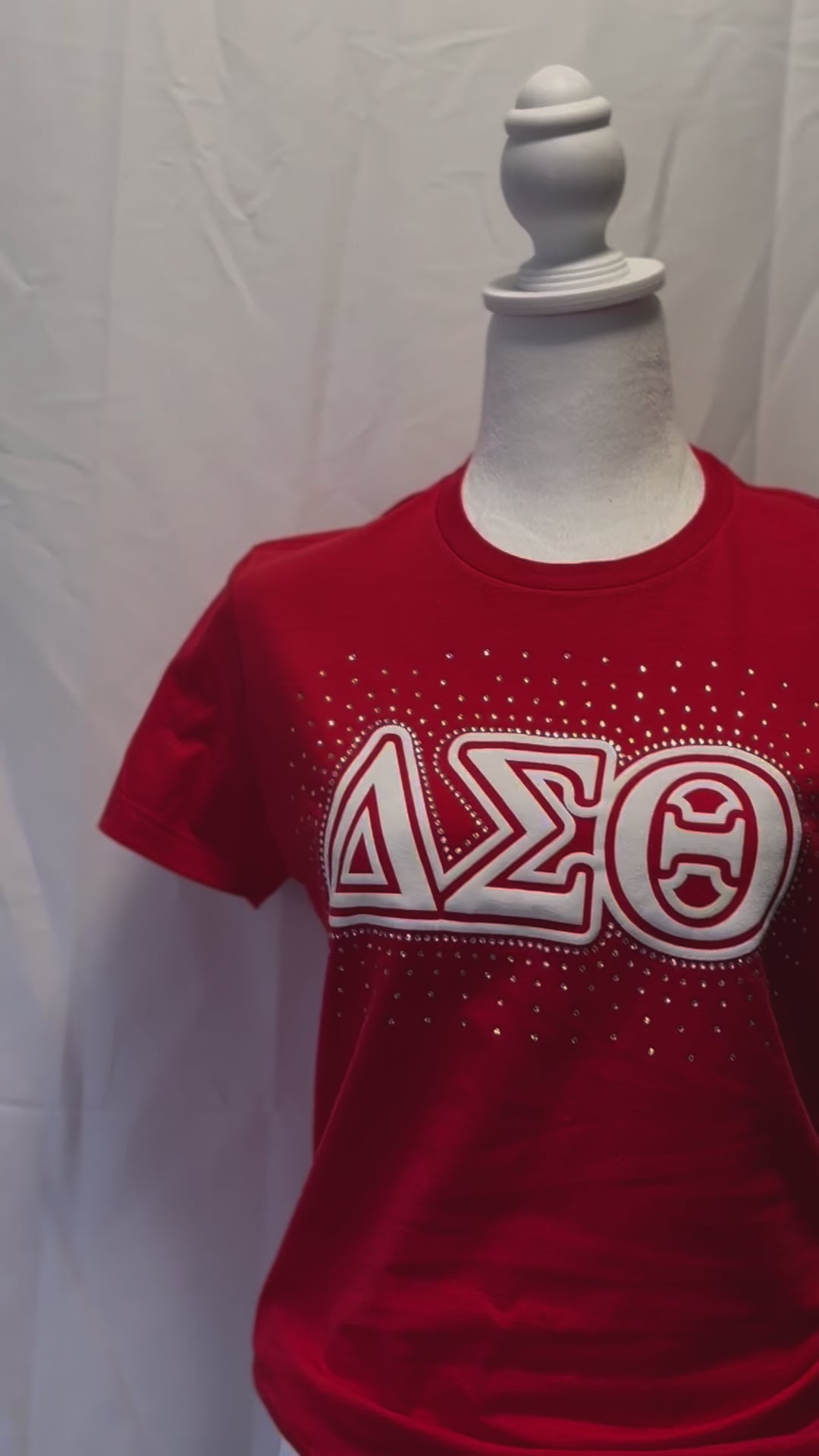 Delta Sigma Theta -Rhinestone Scatter (Red)