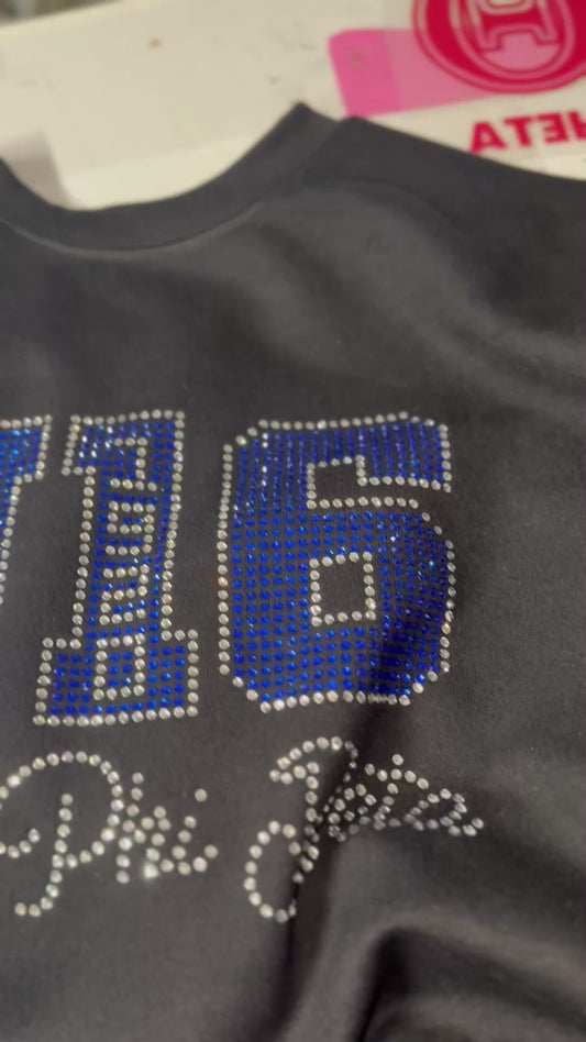 J16  Rhinestone Sweatshirt